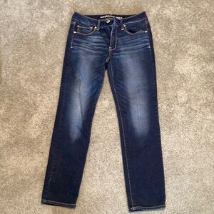 American Eagle Outfitters Blue Slim Jeans with Faded Wash